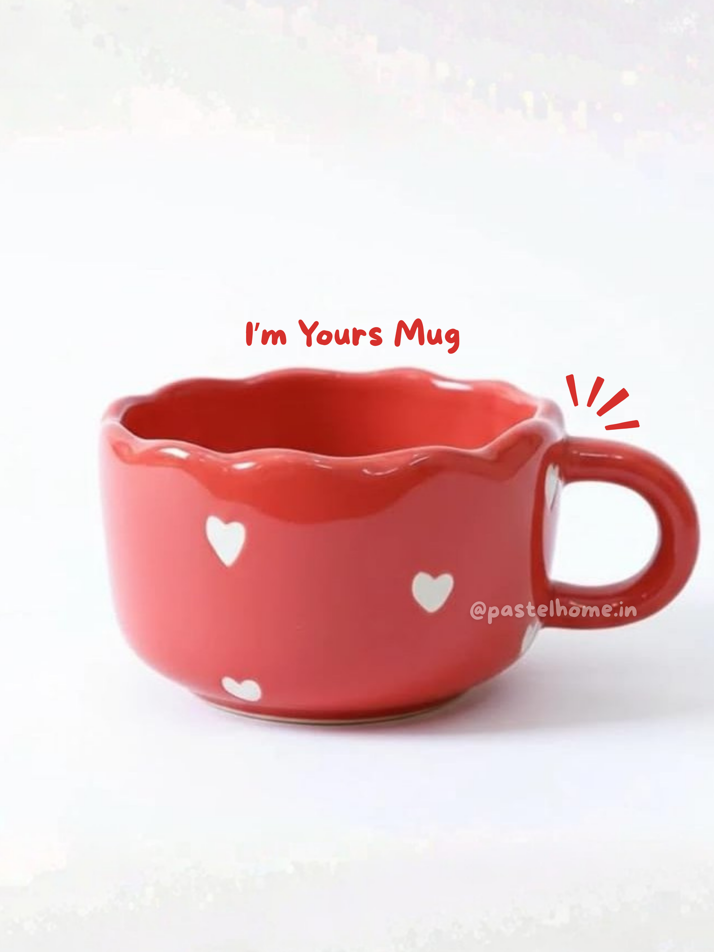 I am yours Love Heart Coffee Mug ❤️