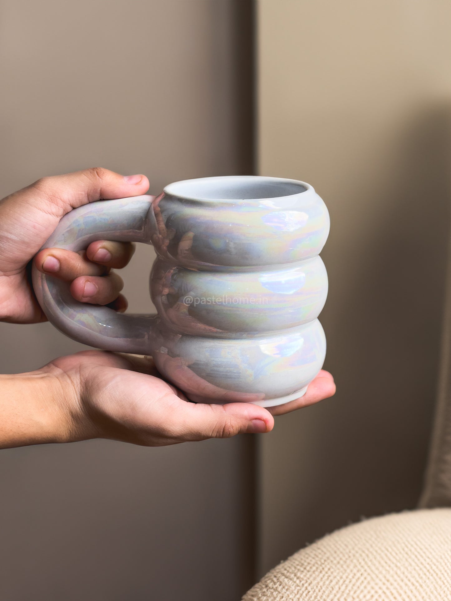 Chrome Tripple Tier Mug