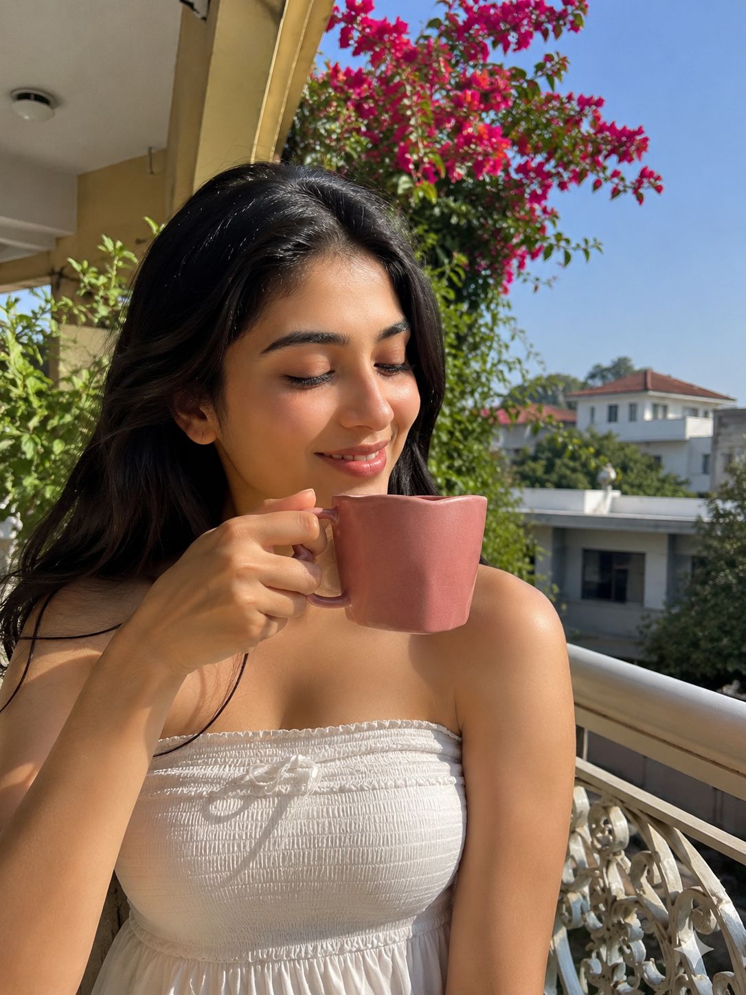 Heart Shaped Mug - Pink