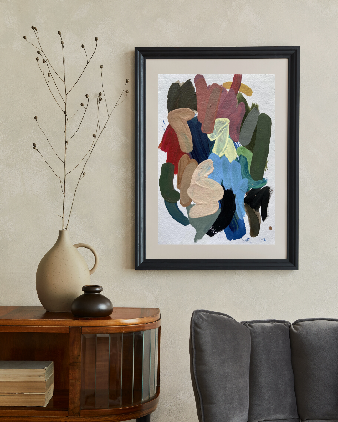 Paint Studies - Acrylic on Paper "Study III"