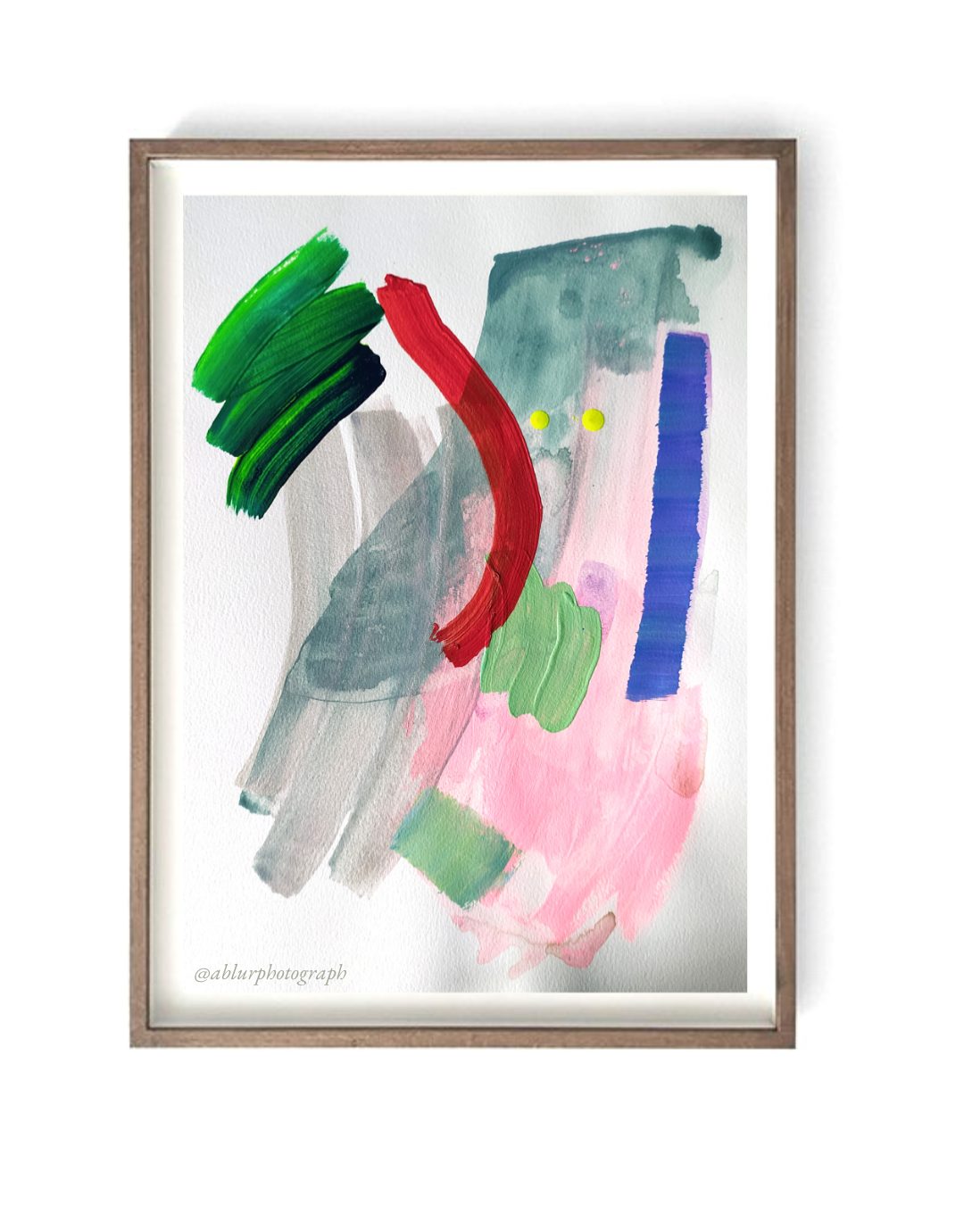 Paint Studies - Acrylic on Paper "Study I"