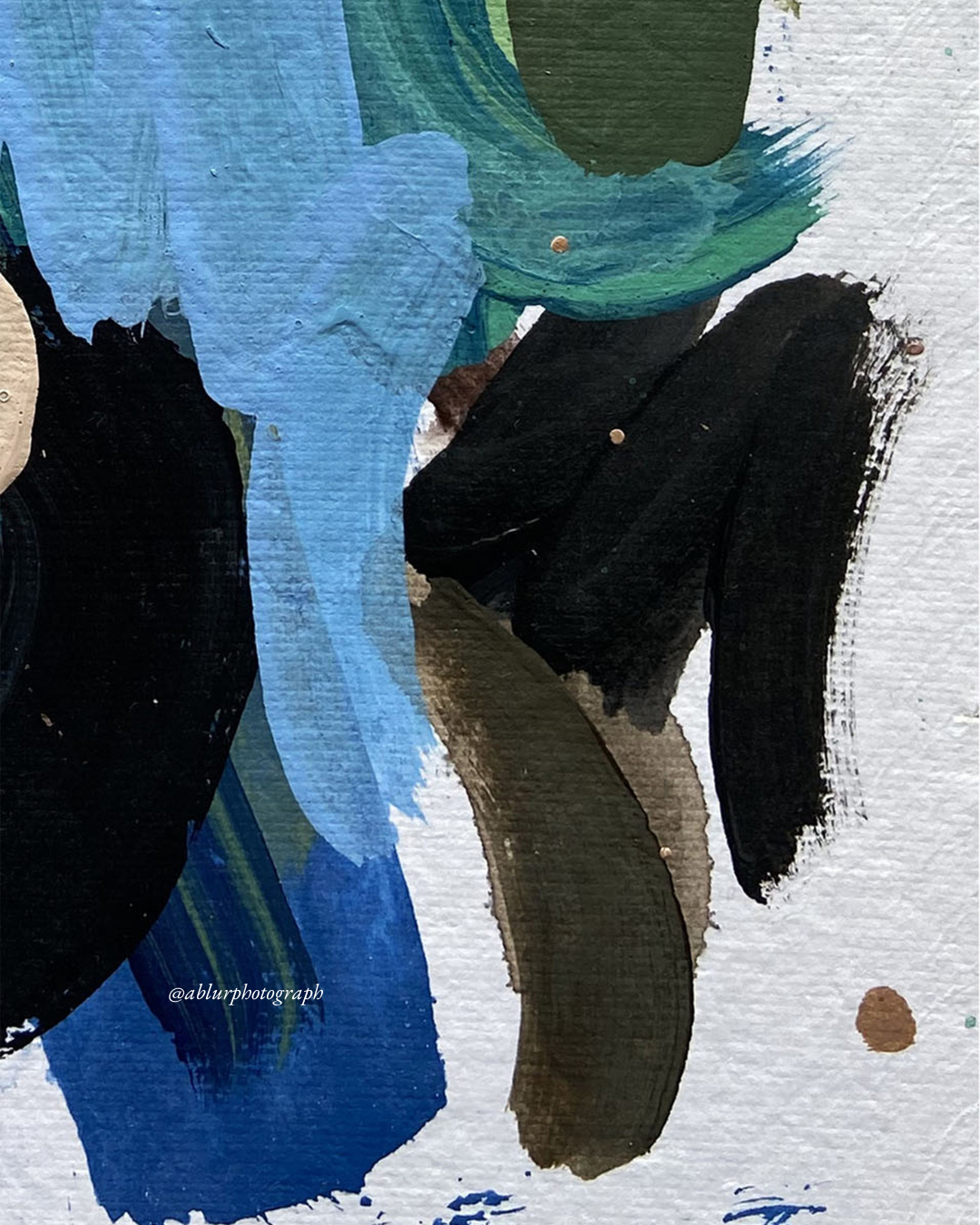 Paint Studies - Acrylic on Paper "Study III"