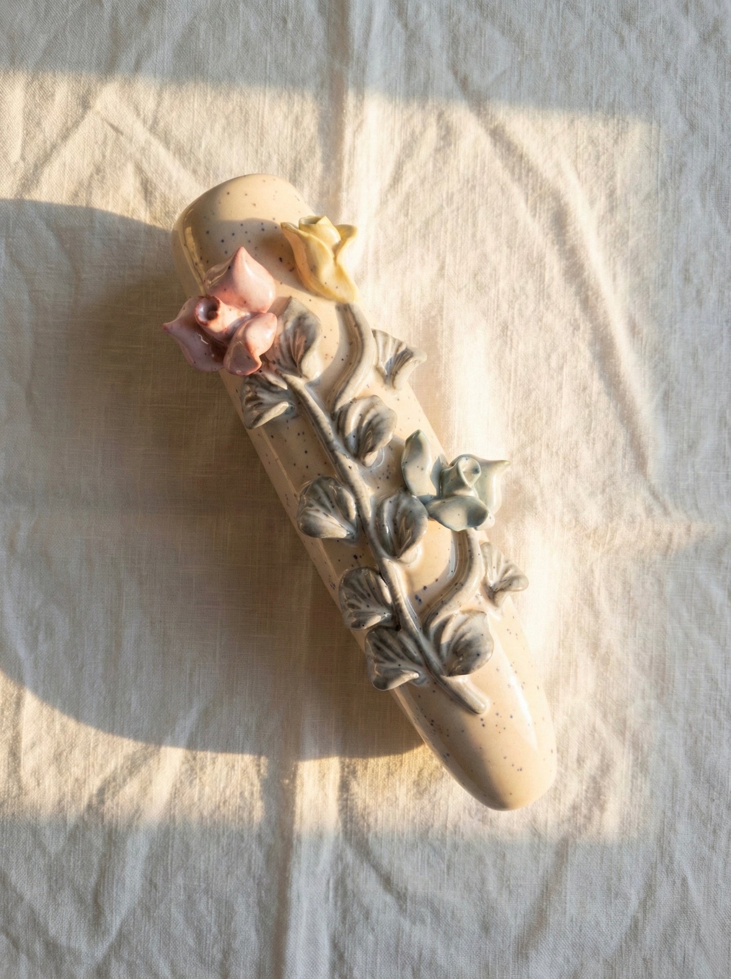 Pastel Flower Fridge Magnet Vase