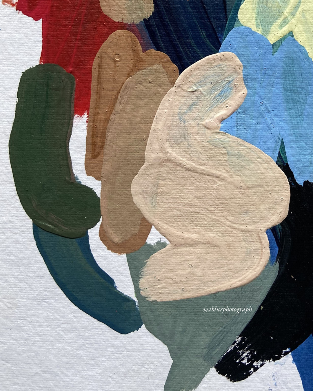 Paint Studies - Acrylic on Paper "Study III"