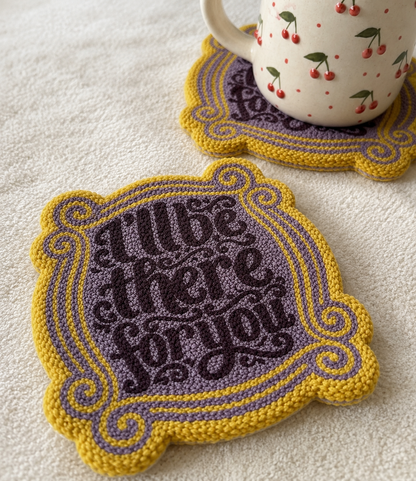 F.R.I.E.N.D.S inspired I’ll Be There For You Mug Rug