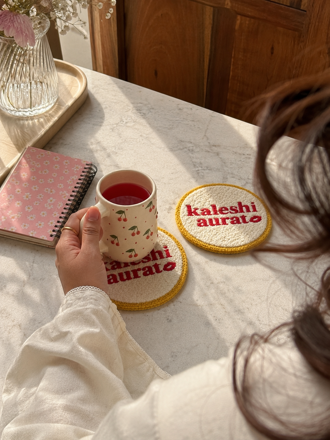 Kaleshi Aurat Mug Rug