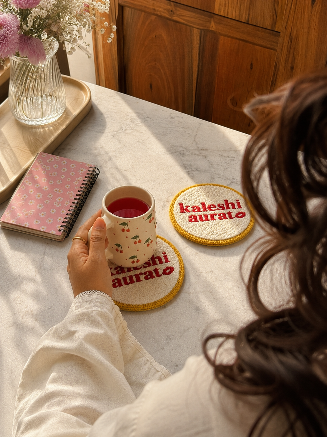 Kaleshi Aurat Mug Rug