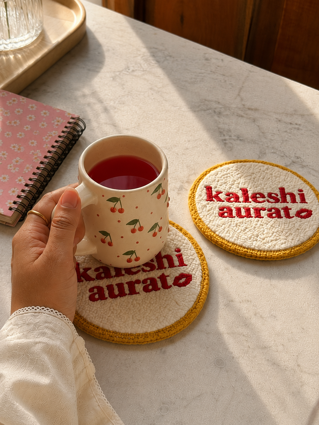Kaleshi Aurat Mug Rug