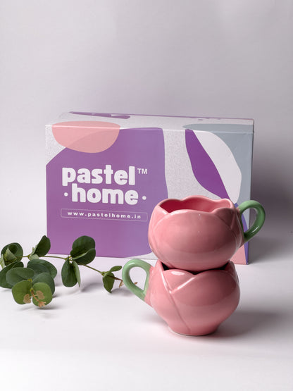 Pastel Home Gift Box - Pink Tulip (Set of 2) | Buy 1 Get 1