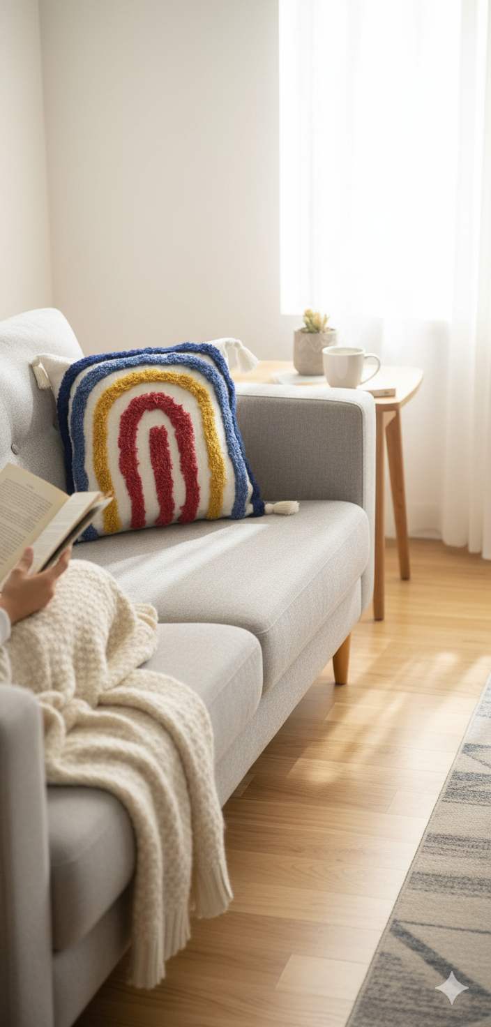 Rainbow Cushion Cover