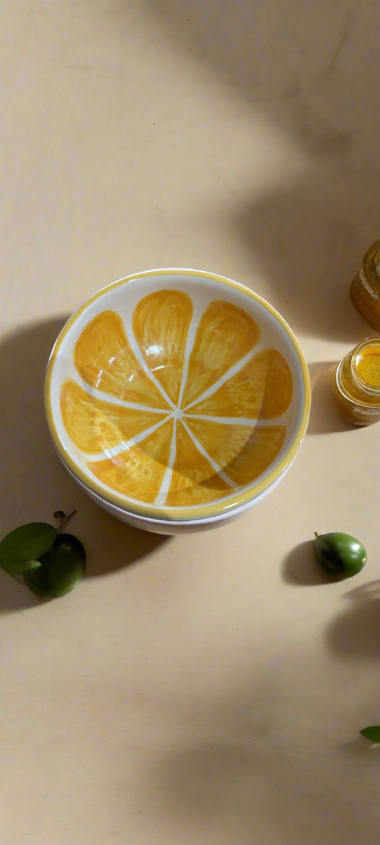 Handpainted Lemon Bowl