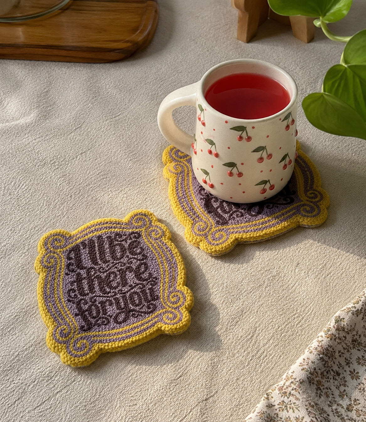 F.R.I.E.N.D.S inspired I’ll Be There For You Mug Rug
