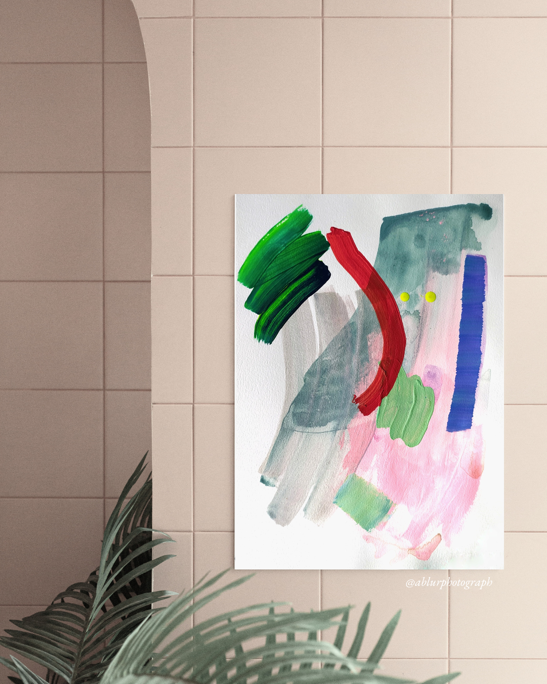 Paint Studies - Acrylic on Paper "Study I"