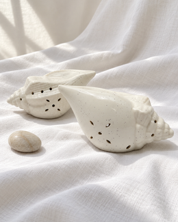 Conch Shape Electric Ceramic Aroma Diffuser — styling display; sold individually