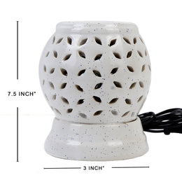 Round Cutwork Electric Ceramic Aroma Diffuser - additional product view