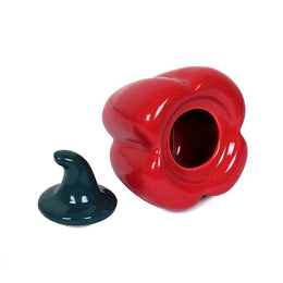 Red Capsicum Ceramic Pickle Jar - 500 ml - additional product view