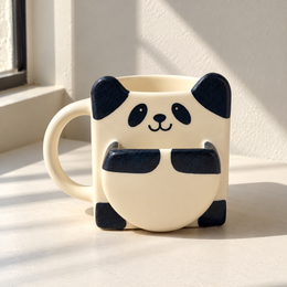Panda Pocket Ceramic Mug - additional product view