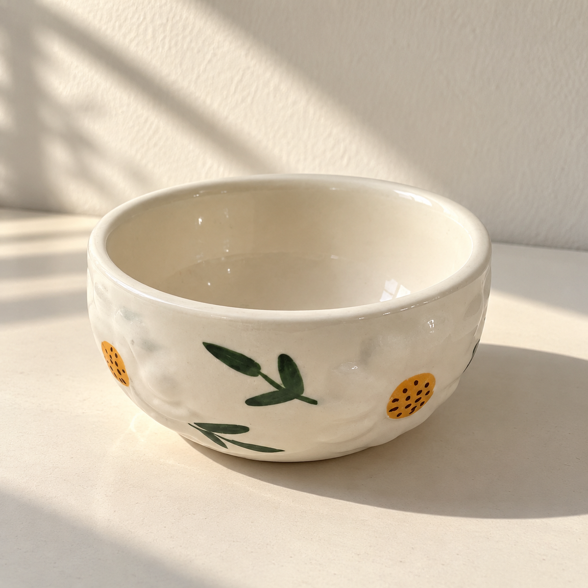 Sunflower Ceramic Serving Bowl - 350 ml - additional product view