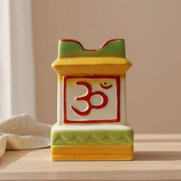 Hand-Painted Tulsi Ceramic Planter - product view