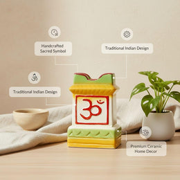 Hand-Painted Tulsi Ceramic Planter - additional product view
