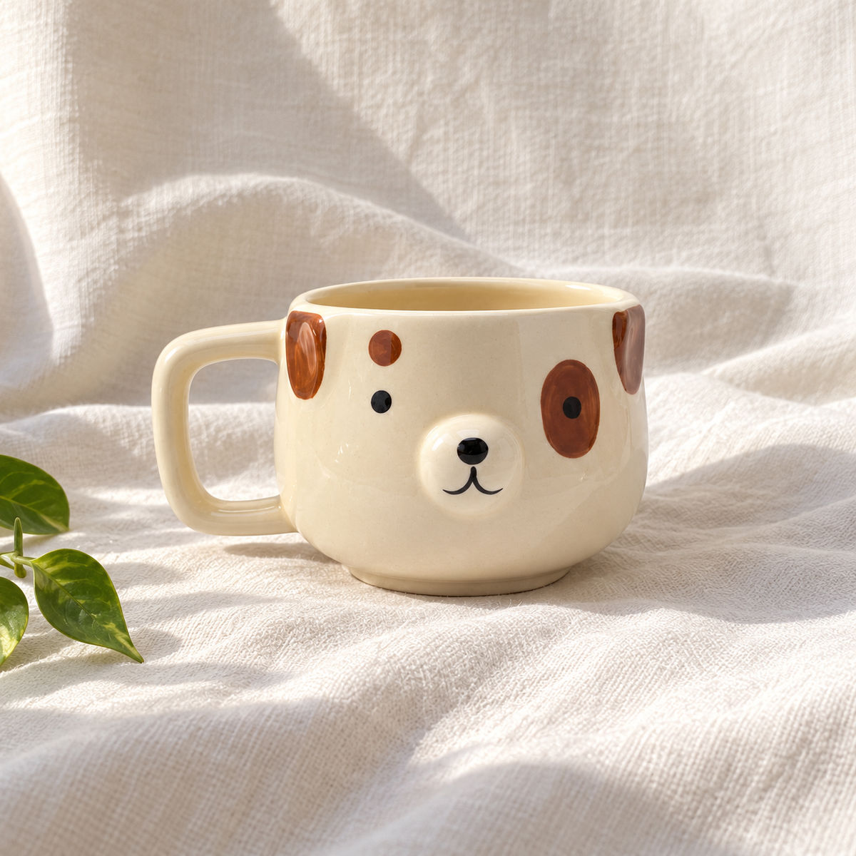 Dog Face Ceramic Mug - product view