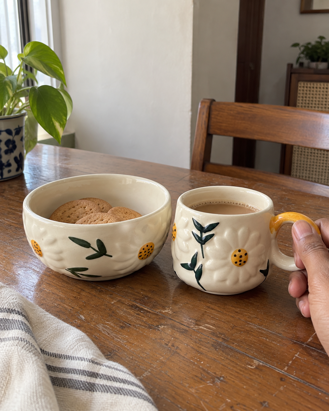 Sunflower Sip & Snack Duo 🌻